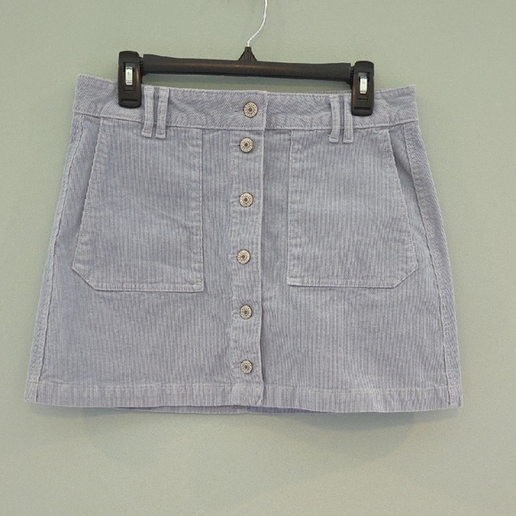 American Eagle Outfitters Dresses & Skirts - American Eagle Outfitters Purple Ribbed Mini Skirt Resort